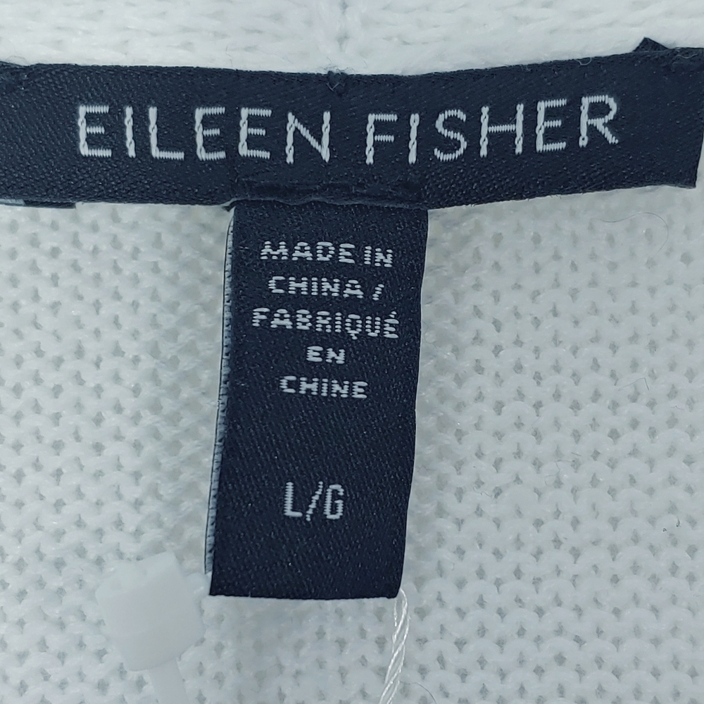 **SOLD**EILEEN FISHER Linen Cotton Cardigan LG - Picture 6 of 7